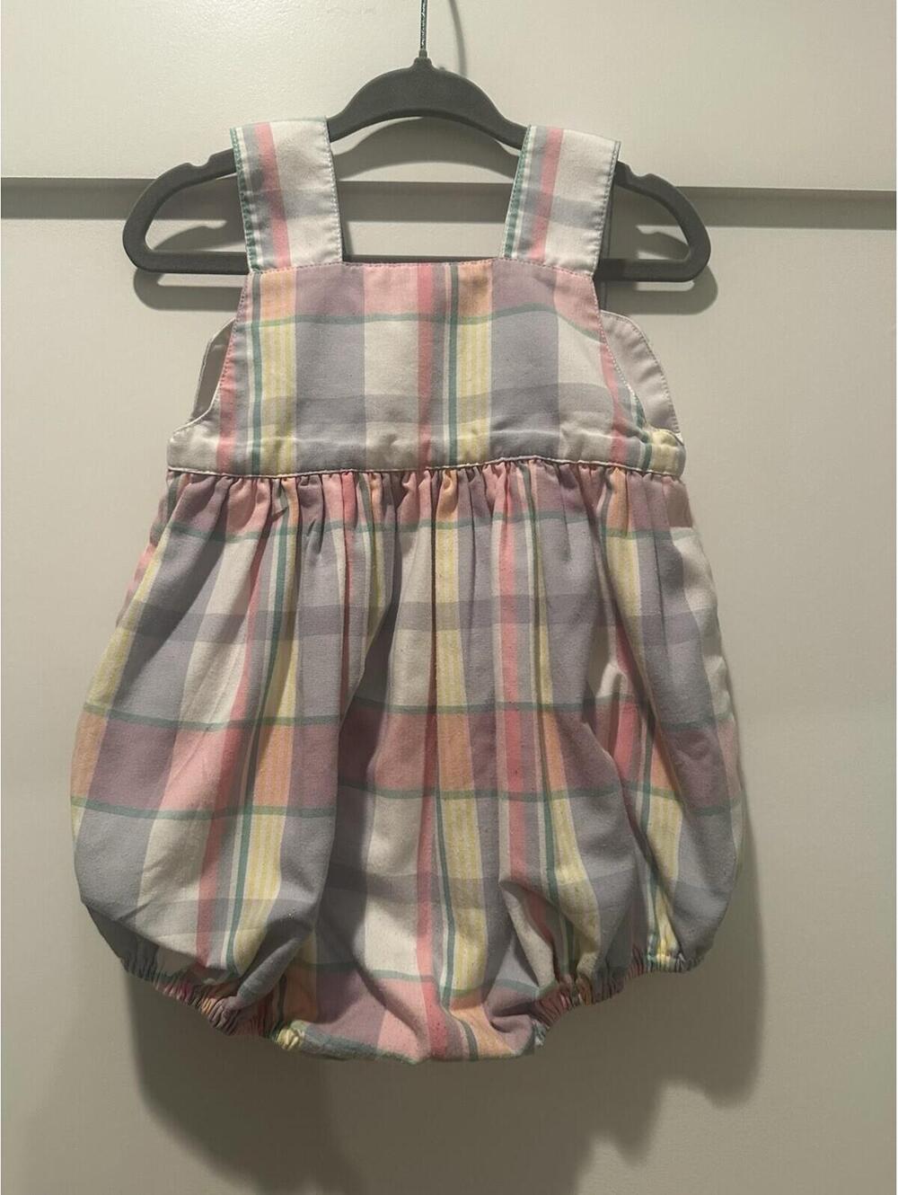 The Beaufort Bonnet Company BINGHAM BUBBLE UNISEX TENNIS PRO PLAID 12-18 Months
